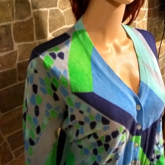 RED Button Up Sweater - Picture 5 of 5